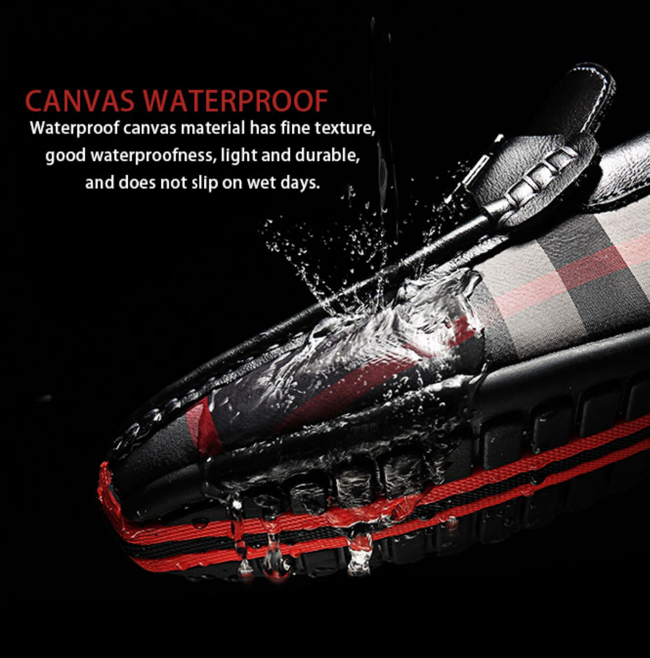 The Men Black And Dark Red Designer Check Loafer Shoes