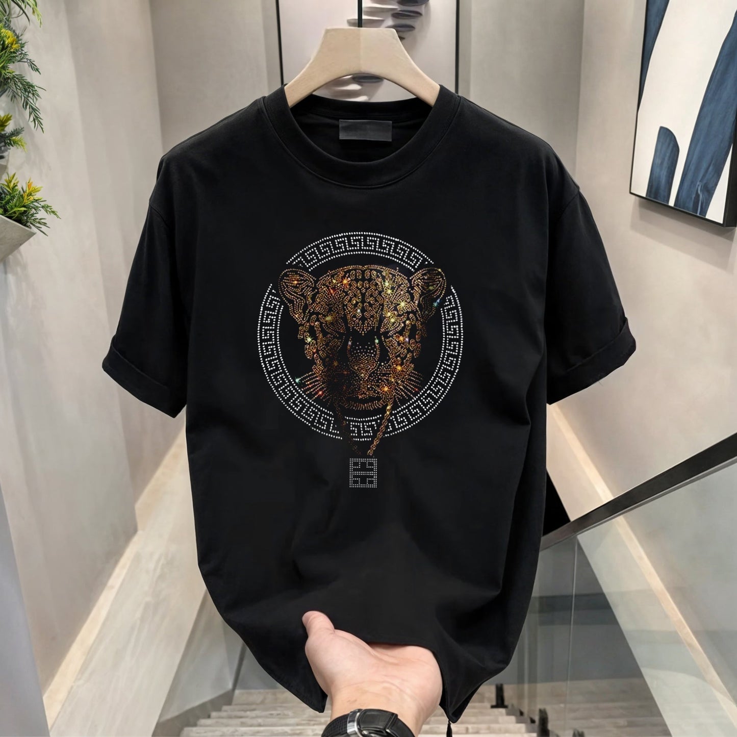 Men's Rhinestone Luxury T-shirts (TIGERLOCK)