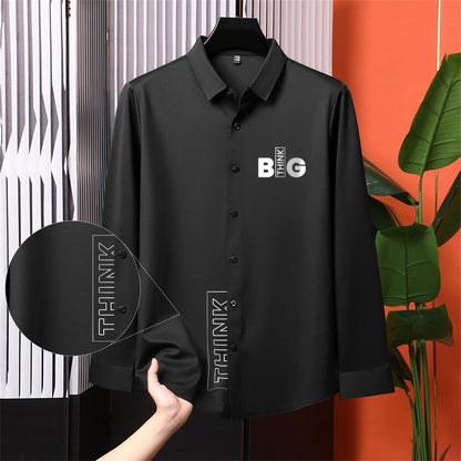 Luxury Design Black Printed Cotton Shirt (PR-02)