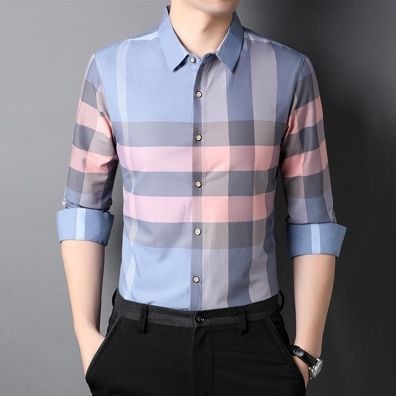 Pack of 2 Full Sleeve Cotton Check Shirt (SBP+D GREY)