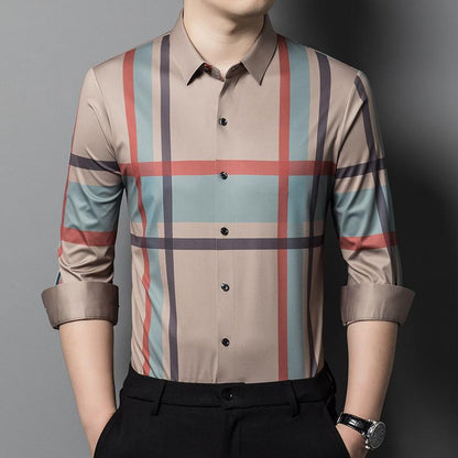 Pack of 2 Full Sleeve Cotton Check Shirt (PEACH+RBL)