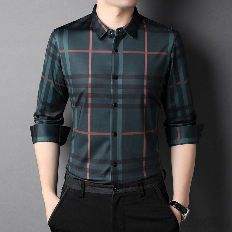Pack of 2 Full Sleeve Cotton Check Shirt (RBL+GBL)