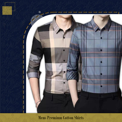 Pack of 2 ( Men's Premium Best Selling Cotton Shirts )[GL+CGL]