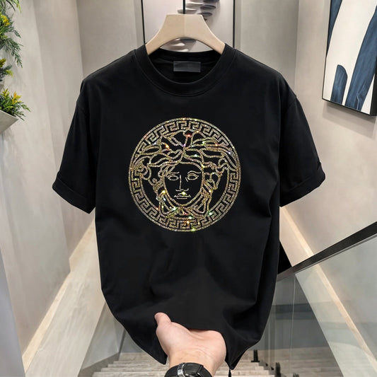 Men's Rhinestone Luxury T-shirts (QUEEN)