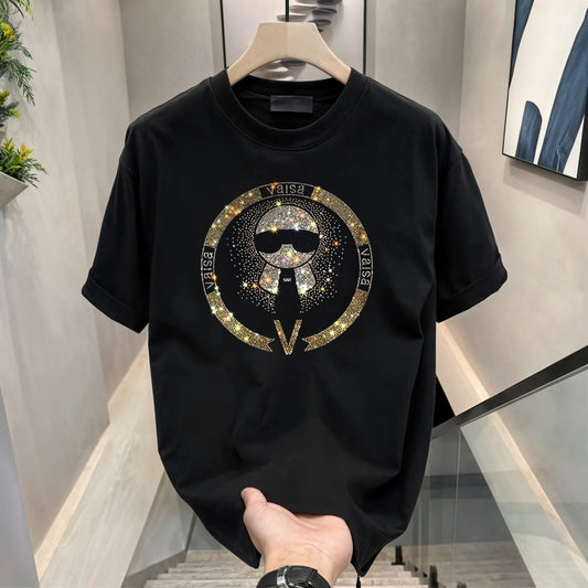 Men's Rhinestone Luxury T-shirts (TIE)